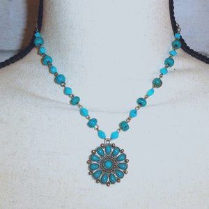 Robert Rose Turquoise Necklace